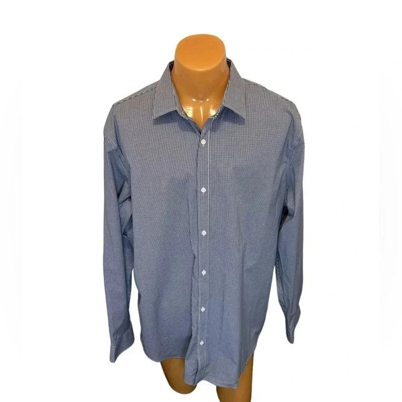 Old Navy Men’s Button Down Shirt Size XXL Tall Slim Fit Non Iron New With Tags - Picture 2 of 13